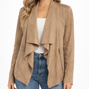 Bagatelle Collection faux suede jacket in size Large